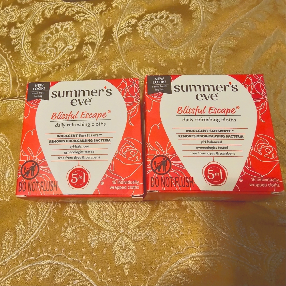 Summer's Eve Blissful Escape Women’s Daily Refreshing Cloths (2 pack)